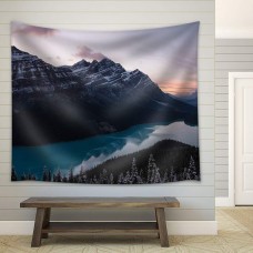 Wall26 - Beautiful Landscape Mountain Lake Fabric Wall - CVS - 51x60 inches   123310042103